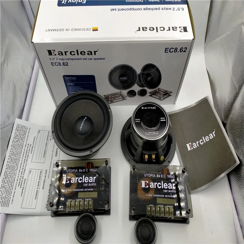 temperatuur residu zuurstof Free Shipping 1 Sets Ec8.62 120w Earclear 6.5'' 2way 240w Car Audio Max  Power Packaged Component Set Designed In Germany - Speakers - AliExpress