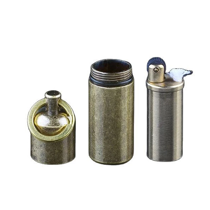 IMCO Mini Oil Lighter 6100 Small Kerosene Lighter Portable brass Gasoline Lighter Peanut Lighter 50*13mm 3
