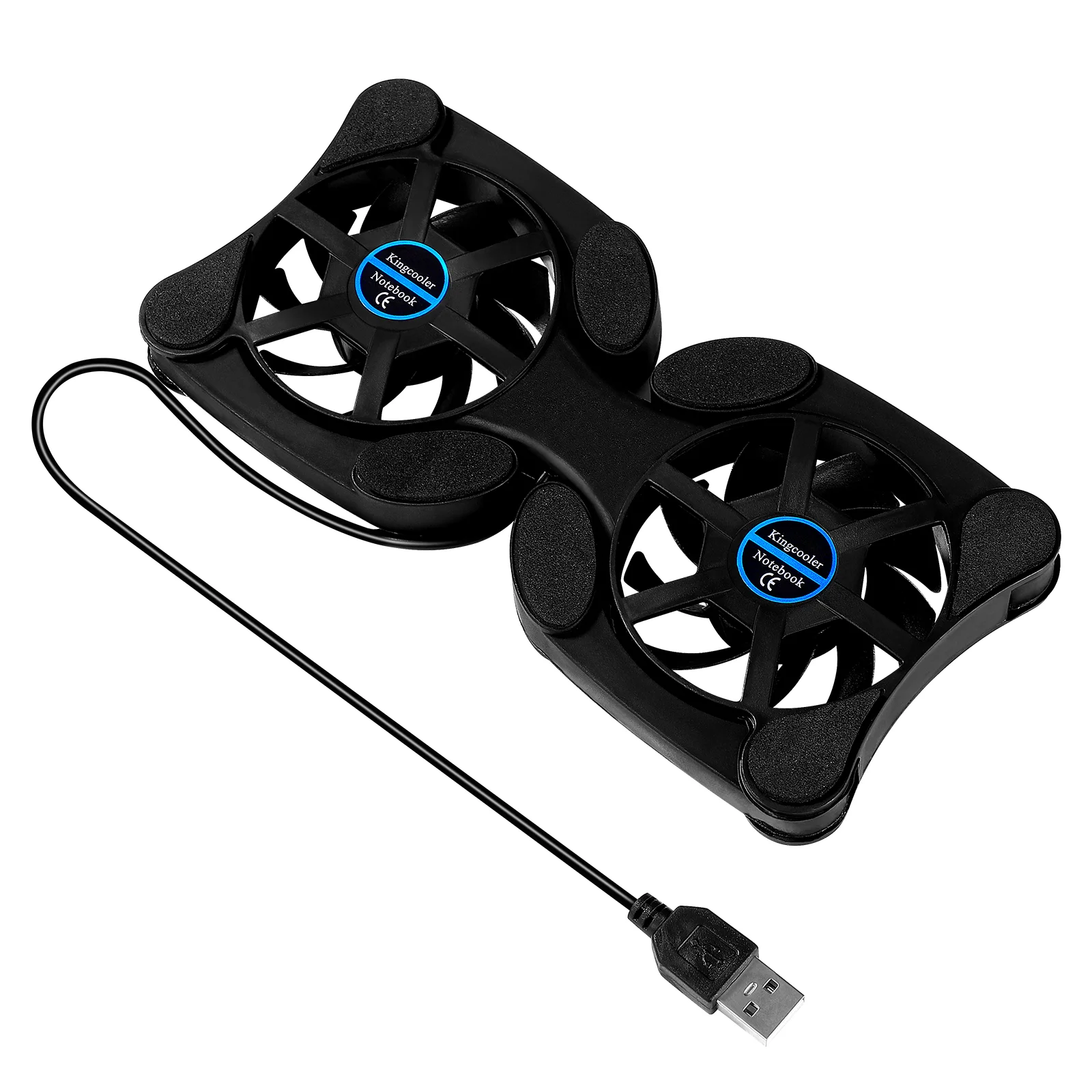 

SOLUSTRE Laptop Cooler Portable Folding Notebook Cooler Octopus Shape USB Cooler with 2 Fans Laptop Heat Sink