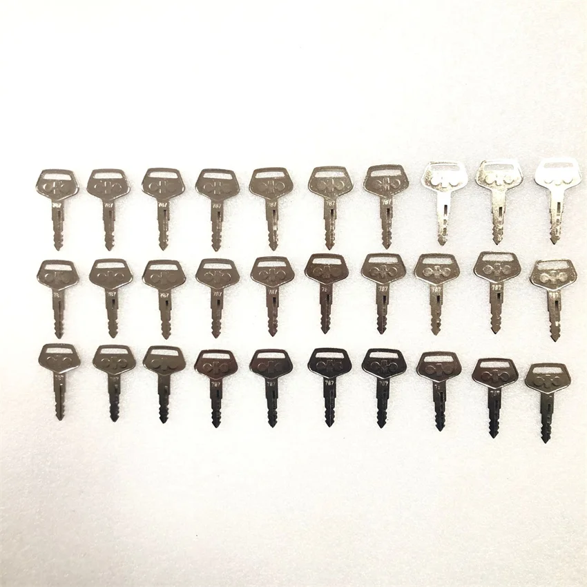 

30PCS 787 Ignition Key for Komatsu Excavator Dozer Loader Heavy Equipment TR261434 Starter Switch Free Shipping