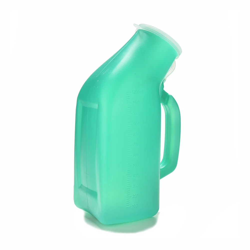 1200ml Car Travel Camp Urine Pee Handle Urinary Bottle Urinal Storage Unisex Health Care Portable Washable Mobile Toilet