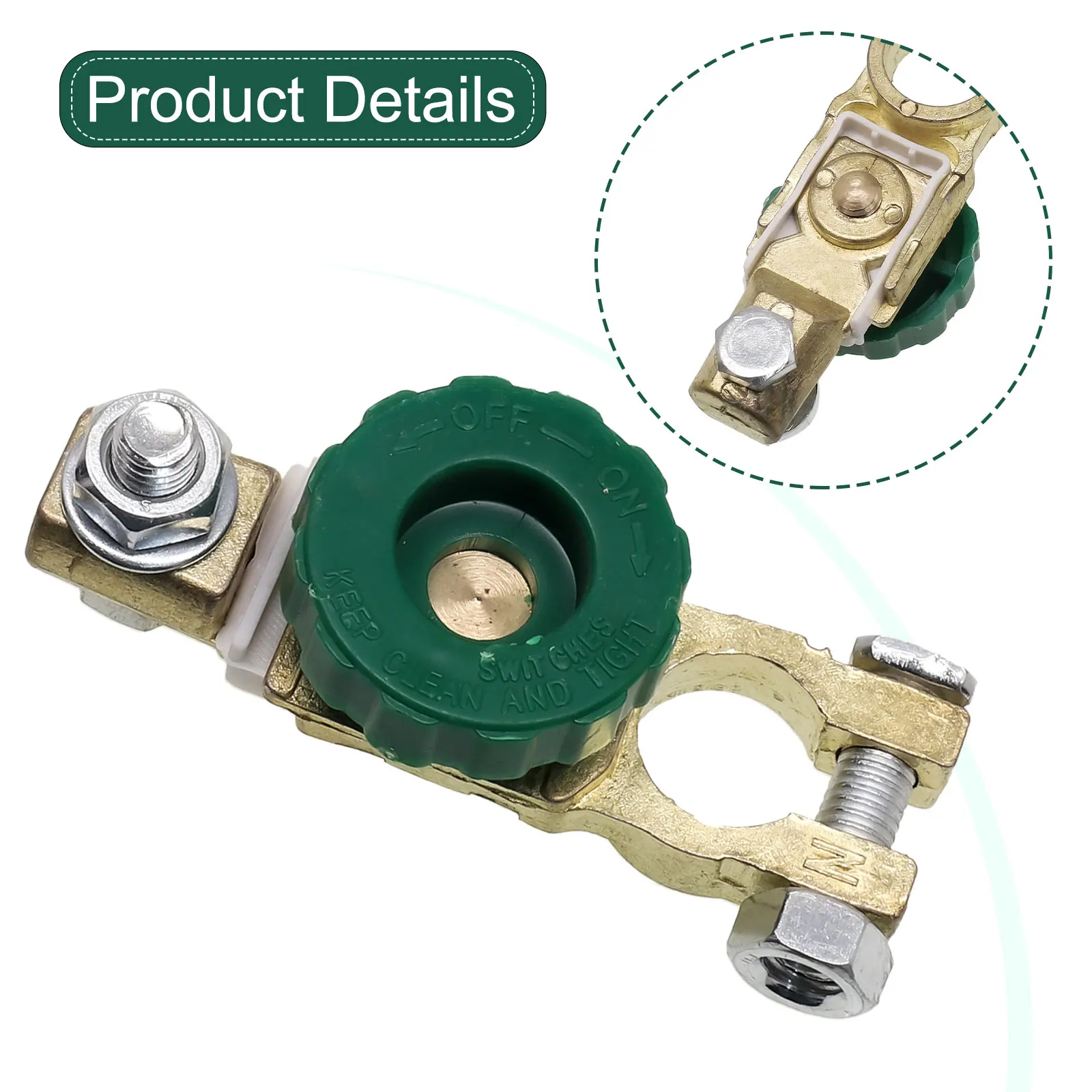 

Fits Standard Negative Terminal Feature Power Off Switch Corrosion Resistance Fits Standard Negative Terminal Enhanced Safety