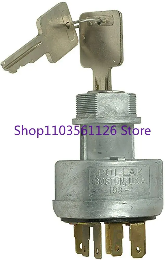 New 31-280P Pollak Ignition Switch for Universal Tractors Ignition Switch 4Positions 7Pins 31-280-31-280