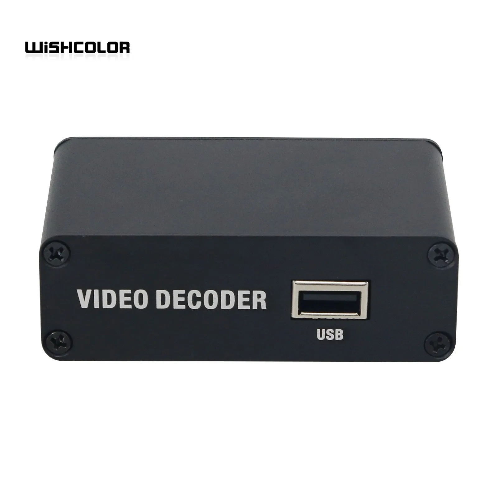Wishcolor H.265 네트워크 비디오 디코더 RTMP HDMI 호환 HD 1080P IPTV 디코더(USB 디코딩 기능 포함) RTSP 4K H.264