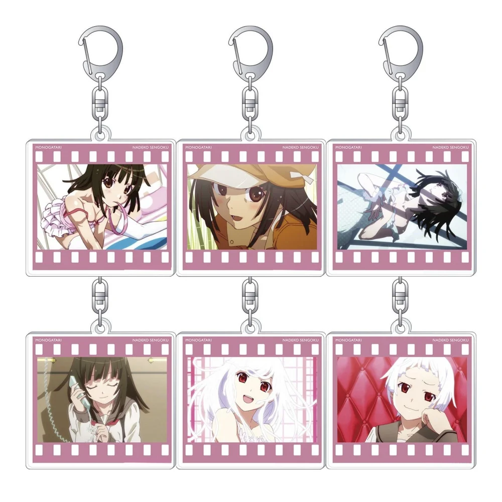 Guo Xiao Luo Anime Peripherie Store Monogatari Serie Nadeko Sengoku Acryl Schlüssel bund Anhänger Ornamente Fans Charme Geschenke ca. 6cm