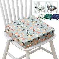 Children Kids Increased Booster Seat Non Slip Booster Cushion Dining Seat Cushions Adjustable Removable Baby Safety Cushions 2