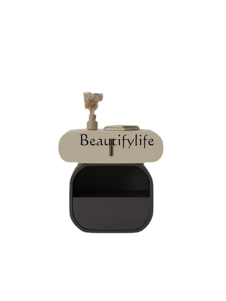 

Простой Малый сверхузкий прикроватный шкаф для спальни, Роскошный дизайнерский креативный Прикроватный ящик для хранения