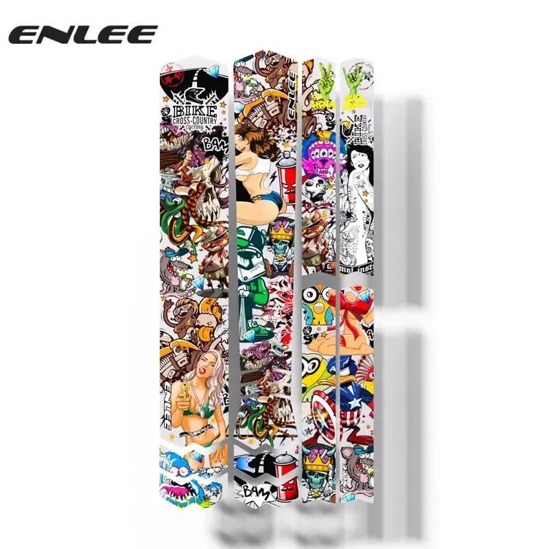 Bike Stickers Front Fork Decals Bicycle MTB Road Rock Shox PIKE DIY Racing Cycling Protect Film Kit