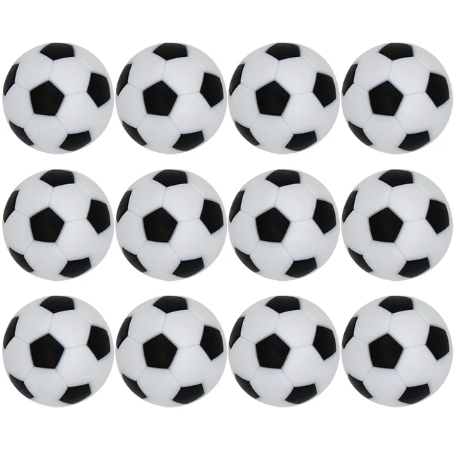 12pcs Brand New 23mm Table Soccer Ball Fussball Indoor Game Foosball Football Machine Parts Kid Child Puzzle Toy
