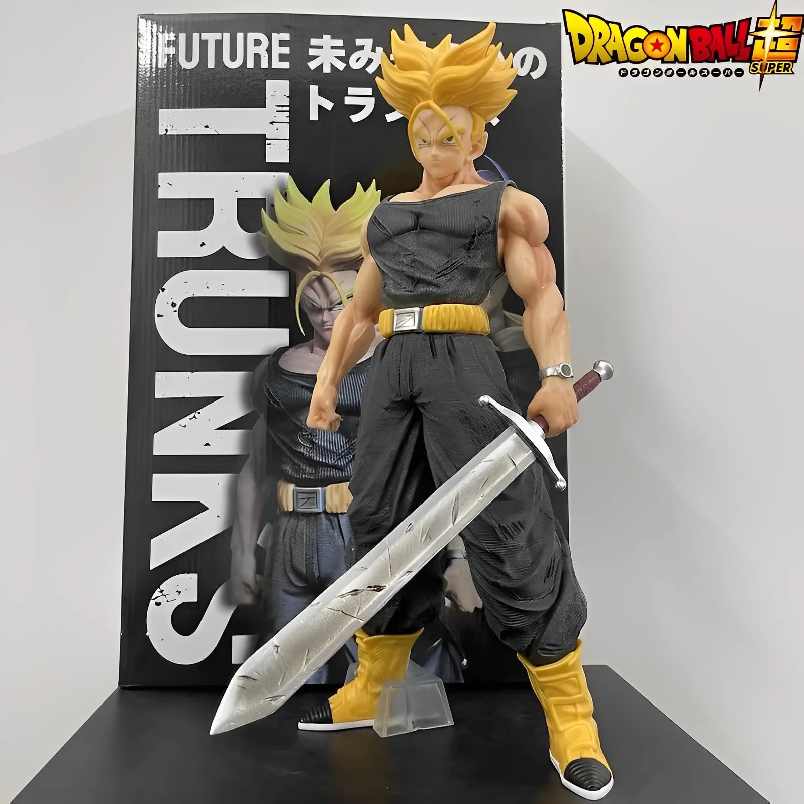 

42cm Anime Dragon Ball Z Fugures Gk Tl Torankusu Super Saiyan 2 Large Size Model Doll Room Decor Toys Pvc Action Figure