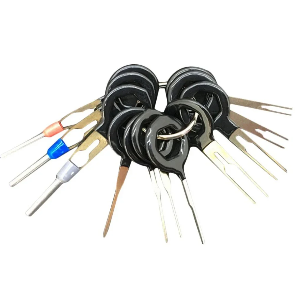 18Pcs 11Pcs Automotive Plug Terminal Remove Tool Set Key Pin Car Electrical Wire Crimp Connector Extractor Kit Car Accessories 2