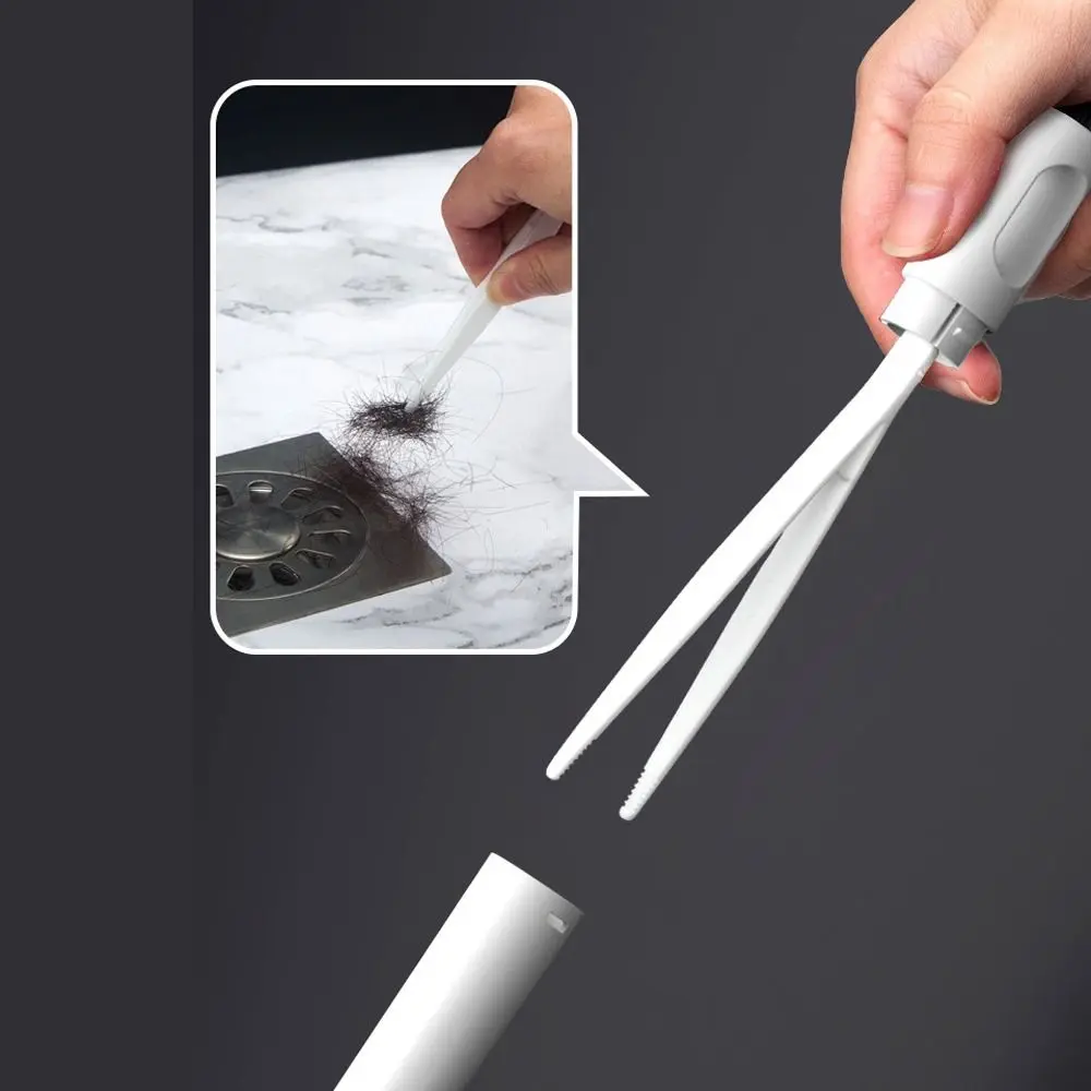 Long Handle Household Toilet Brush Wall Mounted Quick Drying Bent Head Corner Gap Brush Bathroom Cleaning Tools