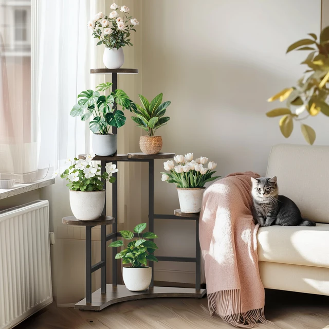 Corner Plant Display Rack