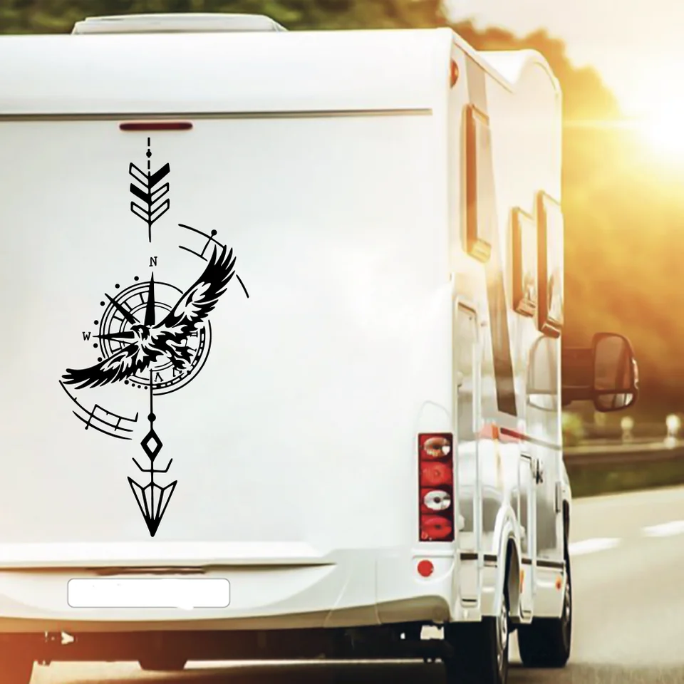 Explore Adventure Arrows Decal | Outdoor Vinyl Sticker For Cars & Gear | 3 Inch Weatherproof Decal