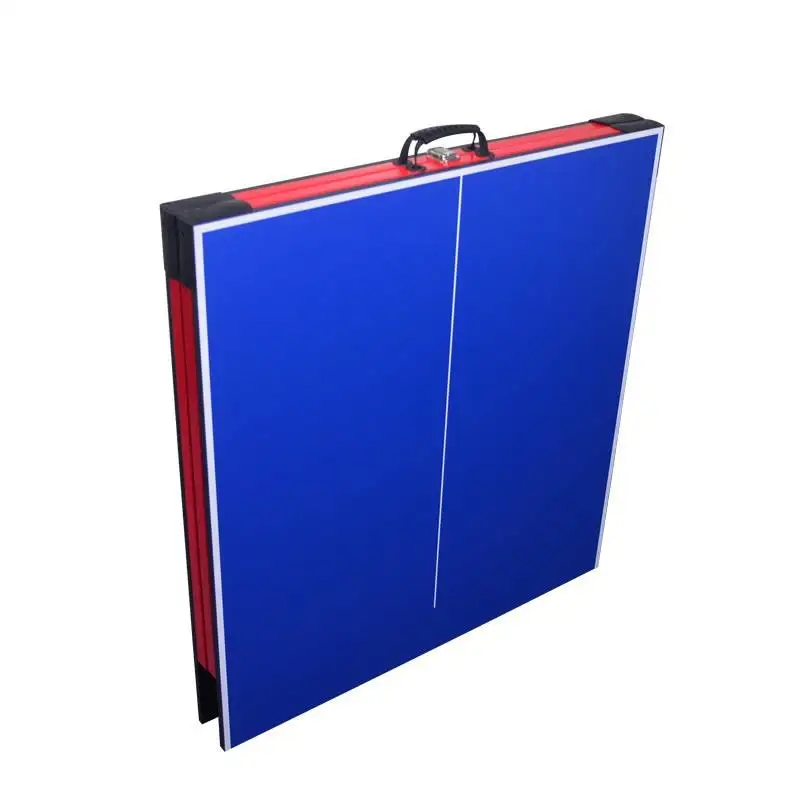 Portable Folding Table Tennis Table Kids Indoor 2-piece Ping Pang for Sale
