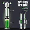 1-Piece Transparent Piston Fountain Pen EF Nib Metal Clip Large Capacity Ink Pens School Office Writing Stationery 5
