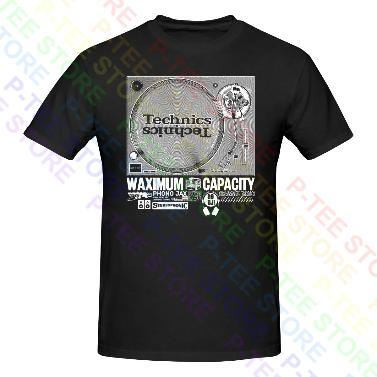 Technics 1200 Music Dee Jay Turntablismo Hip-Hop Shirt T-Shirt Tee Gift Trendy Novità Vendita Calda
