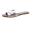 Designer Woman Flat Slippers Luxury Designer Sandals Casual Bottom Slippers Summer Women Sandals New Shoes for Women 1