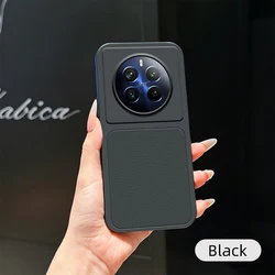 Luxury Matte Leather Case with Lens Protection for Huawei Nova 15 Max (XYP - Black)