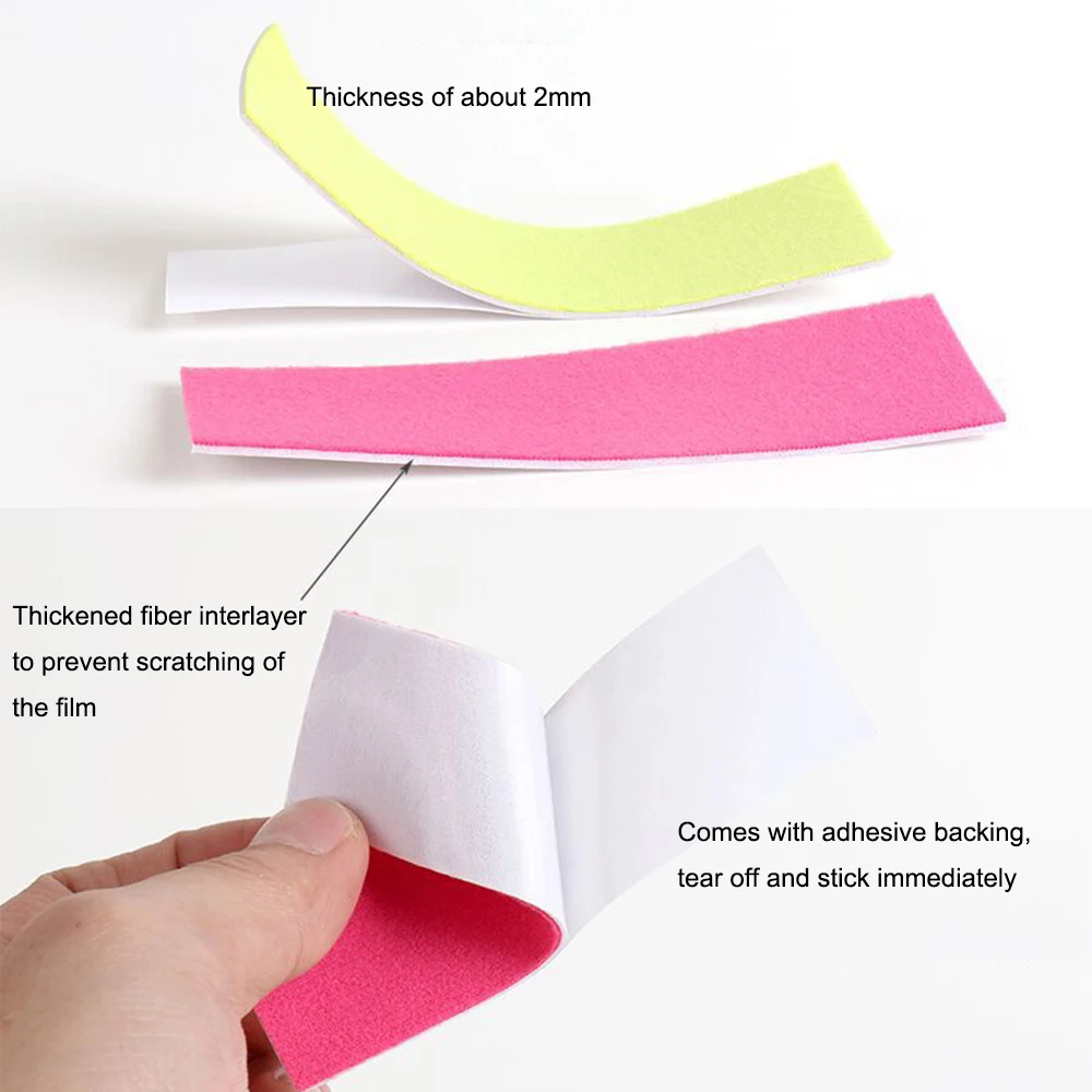 10Pcs Squeegee Felt Cloth For Car Vinyl Film Wrapping Scraper No Scratch Microfiber Replaceable Felts For Vinyl Spatula