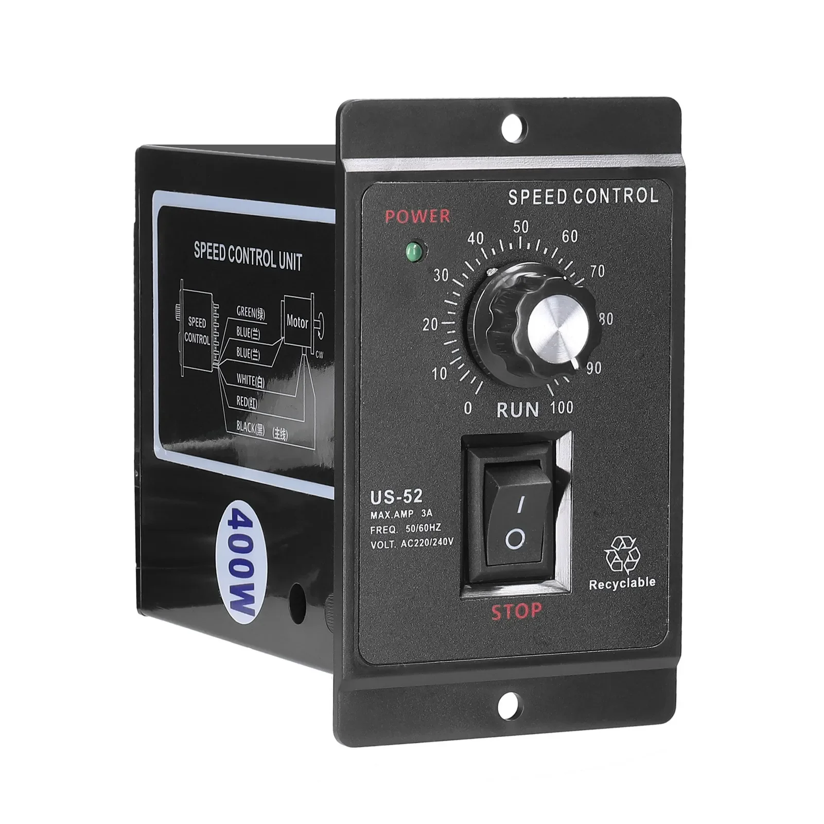 Dc motor speed controller motor speed controller electric motor speed controller DIV 400W AC220V Motor Speed Controller Multifunctional Motor speed Regulator Controller Display Rate Target Value Settable