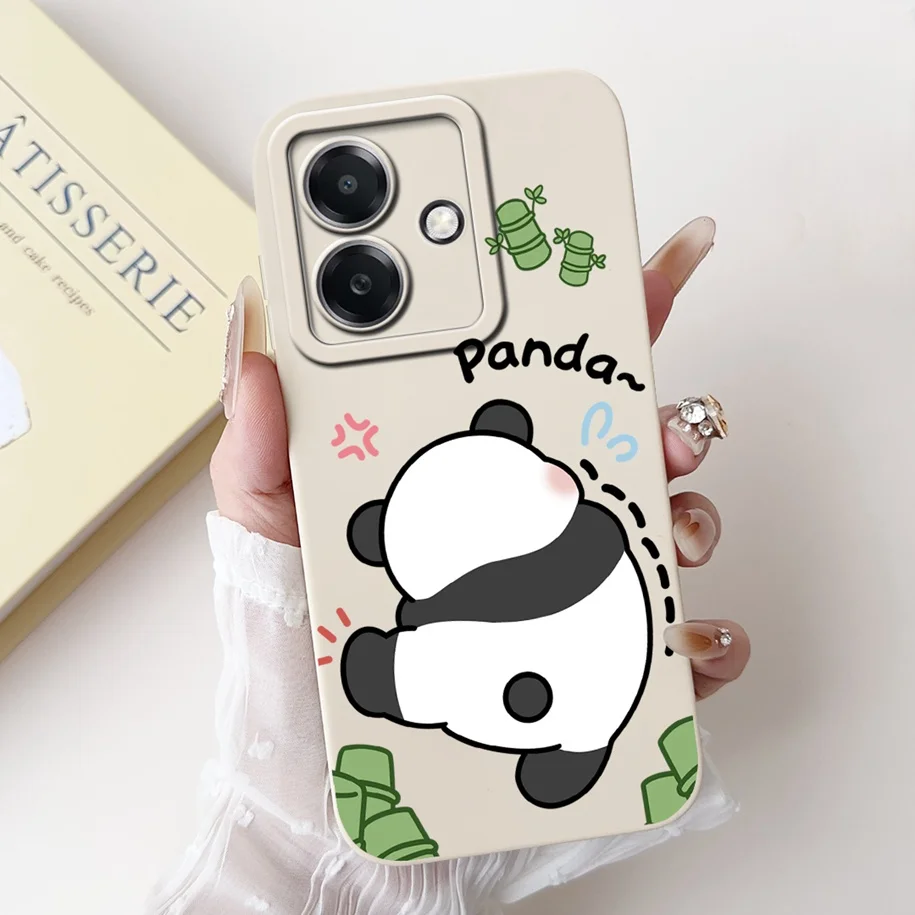 Cute Panda Rabbit Silicone Candy Painted Phone Cover – Soft and Protective Bumper Case
