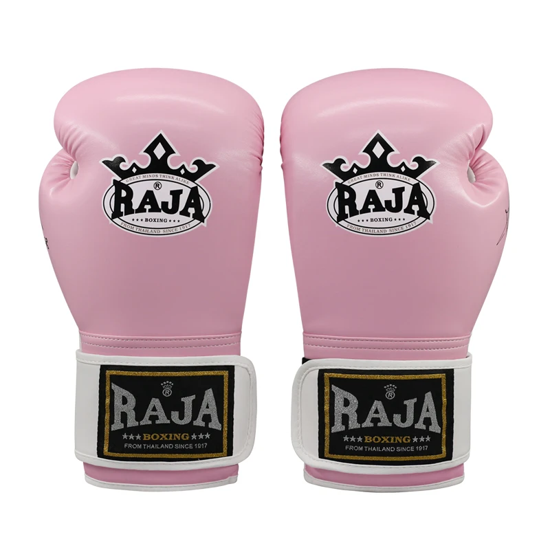 RAJA ADULT KICK BOXING GOLVES MAN/WOMAN PURE COLOR MMA MUAY THAI FIGHT BOXER TRAINING