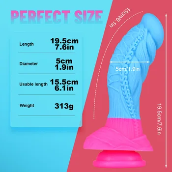 Realistic Dildos Medical Silicone Dragon Dildos Sex Toys for Women Huge Penis Female Strap on Suction Dildo Cup Adult Toys 3