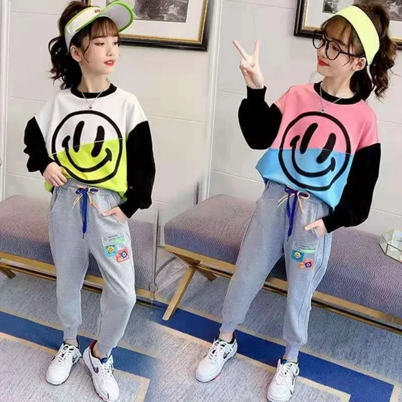 Girl Casual Set 2pcs Spring Autumn Toddler Girls Longsleeved Tshirt