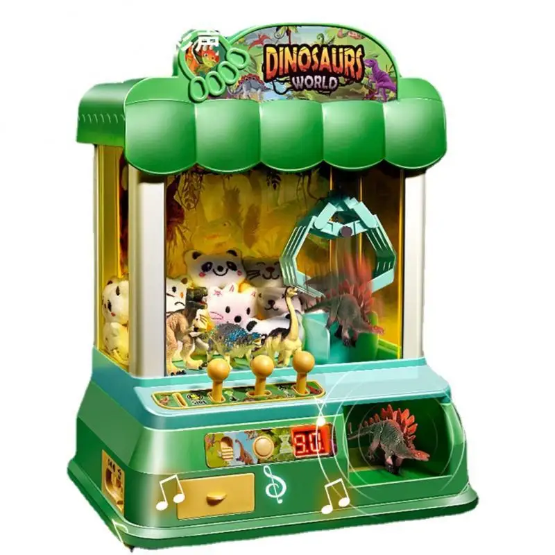 Kid Claw Machine Gashapon Plush Dolls Mini Drawing Clip Machine Fairground Coin Arcade Game Crane Children 3 Years 3