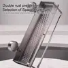 Multifunctional Aluminum Bathroom Shelf Suction Cup No Drilling Wall Shampoo Holder Shower Organizer Shelf 5