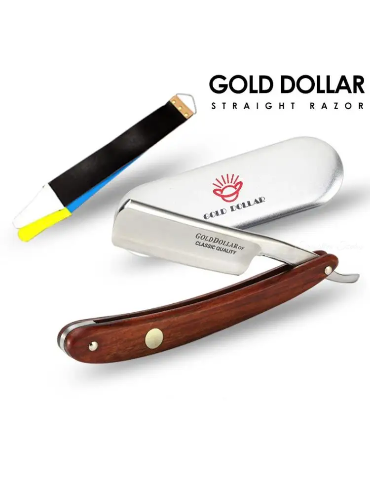 1 Pezzo Rasoio Tradizionale In Acciaio Inossidabile Con Appoggio Per Il Pollice Per Barba, Testa - Foto 6