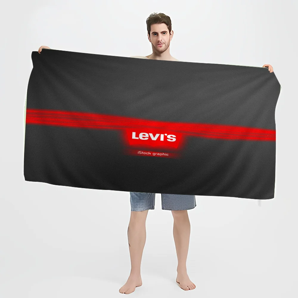 L-Levis Cartoon Beach Towel Cute Kawaii Room Decor Bath Girls Children Hand Towels For Bathroom Shower 4