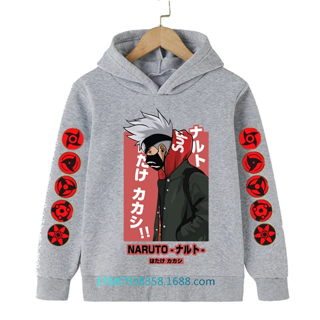 Boys Anime Naruto Hoodie Kids Kakashi Clothes Baby Tracksuit Girls Clothing  Hooded Casual Sweaters spring autumn Hooded - AliExpress