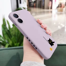 Panicked Cats Silicone Soft Phone Case - Oppo Reno 11 Pro (Light Purple)