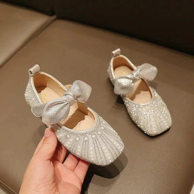 Leather Shoes Mary Jane Shoes Girls Shoes Soft Sole Princess Dance