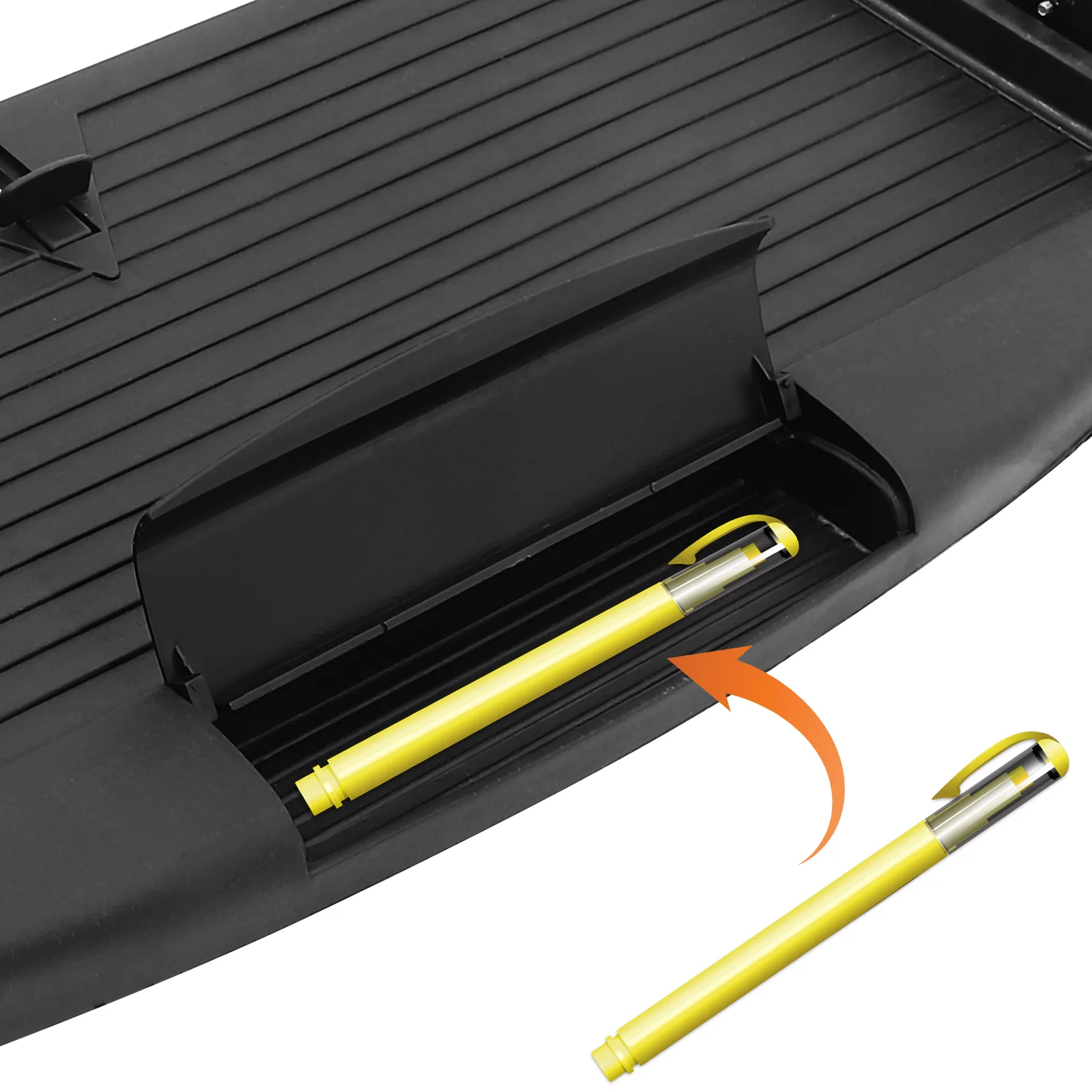 Under Desk Keyboard Tray Ergonomic Slide Out Platform for Computer Mouse and Keyboard Black