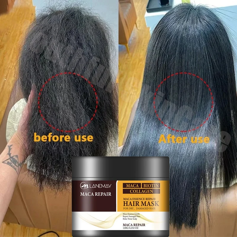 120ml Keratin Hair Mask 5 Seconds Repair Damage Frizzy Hair Shiny Care Treatment Scalp hair mask