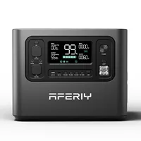 Station d'alimentation portable AFERIY P280 2800W et batterie d'extension P280-B 2048Wh LiFePO4 5600W à charge rapide, kit générateur solaire 7