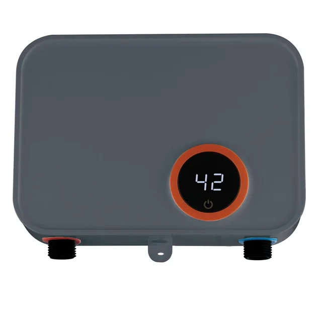 5500W เครื่องทําน้ําอุ่นไฟฟ้าขนาดเล็กภายใต้อ่างล้างจาน Tankless เครื่องทําน้ําอุ่นทันที 220V ห้องครัวห้องน้ําเครื่องทําความร้อน 1