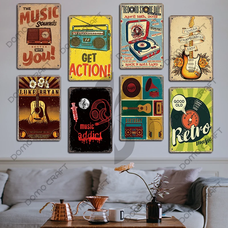 Traktatie pumps voor muziekliefhebbers met Rock 'n Roll motief