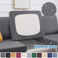 Real Waterproof Sofa Cushion Cover For Home Solid color Protector Sofa Cover Cheap Sofa Seat Cover Slipcover Furniture Protector 1