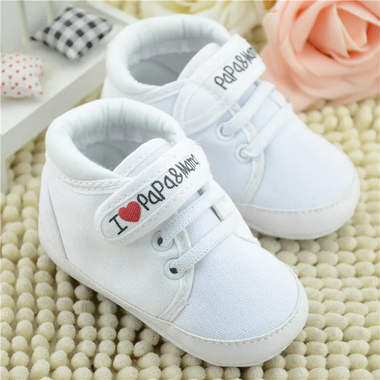 High Quality 11-13cm Cute Infant Toddler Baby Shoes Girl Boy Soft Sole Sneaker Prewalker First Walker Crib Sport 0-18 Months