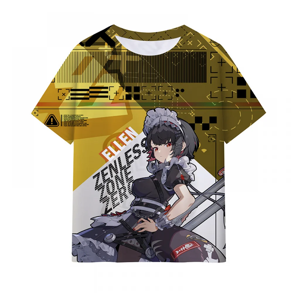 thumbnail image 1 of Camisetas con estampado 3D de Game Zero para hombre, camisetas deportivas unisex con gráficos informales para correr, ropa de manga corta para fiesta de carnaval y Halloween, 1 of 4