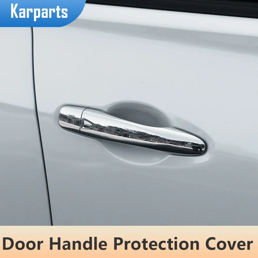 

4Pcs/Set ABS Chrome Car Door Handle Protection Cover for Nissan Kicks 2017 - 2021 Car Styling Doors Protection Covers Trim