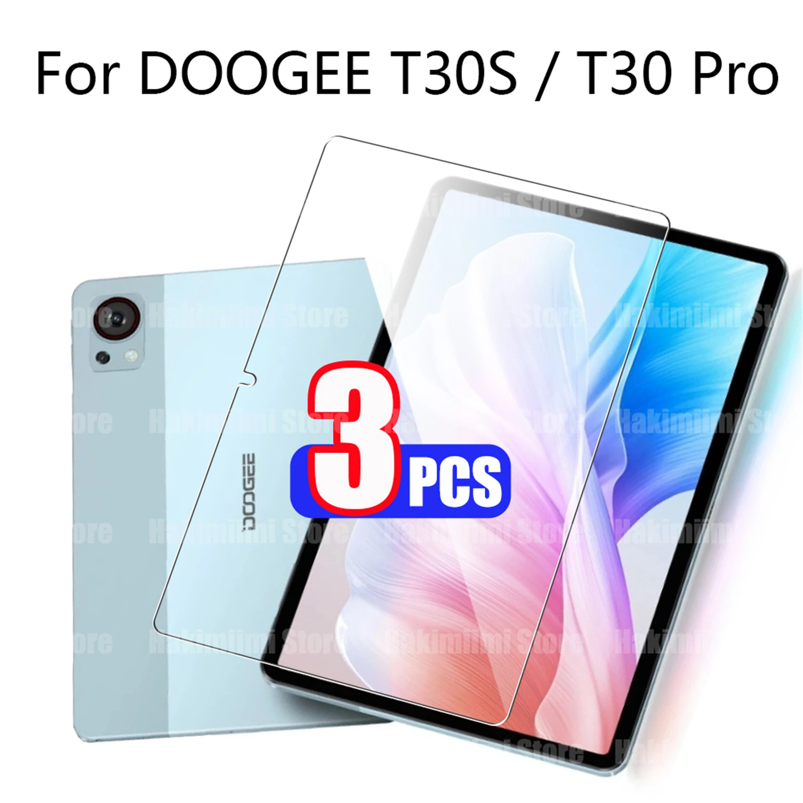 

Tempered Glass Film for Doogee T30 Pro / T30S 11 inch HD 9H Hardness Clear Anti Scratch High Quality Anti-Fall Screen Protector