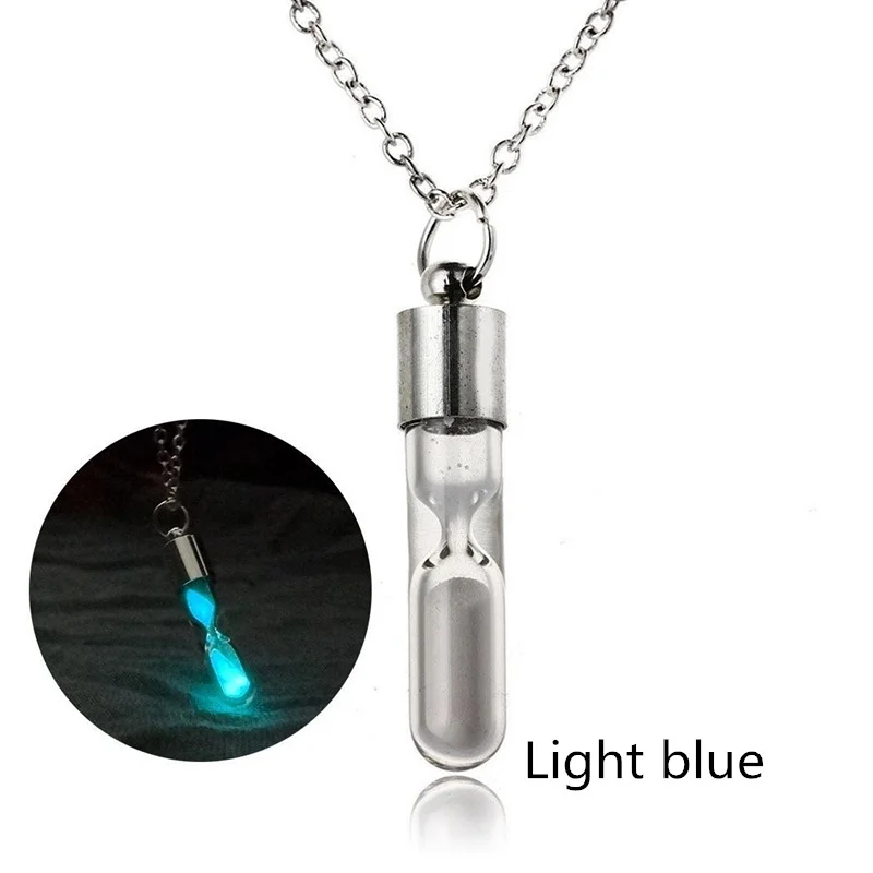 Vintage Glass Phosphor Necklace Glow In 