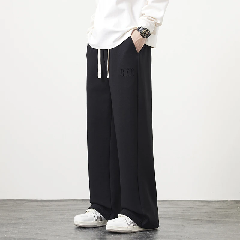 Casual Trousers Men Loose Fitting Sweatpants Cotton Lantern Drawstring Sport Trend JYF-A108