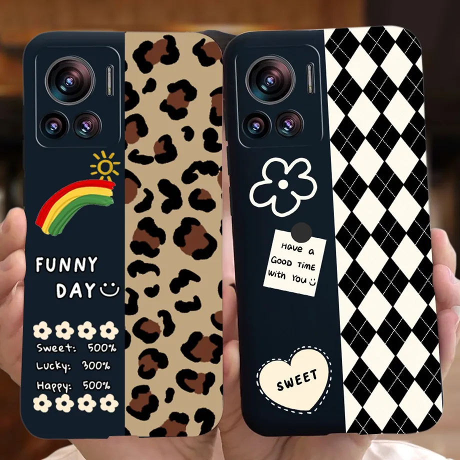 Per Motorola Edge 30 Ultra Case Custodie Morbide In Silicone Opaco Per Moto Edge30 Ultra Per Motorola Edge X Xt-2201 Pattern Print Capas