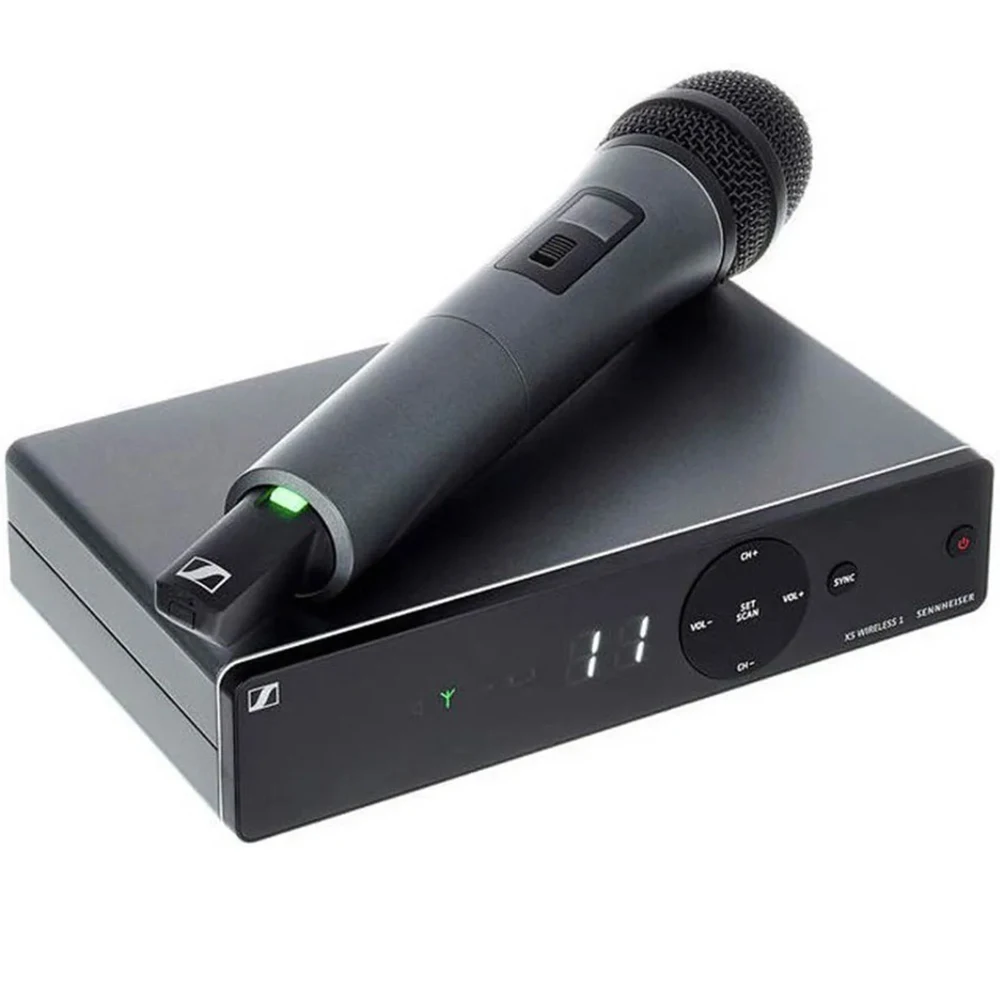 Sennheiser XSW 1-835 무선 핸드 헬드 마이크 시스템 SKM 835-XSW 핸드 헬드 마이크 송신기 및 EM-XSW 1 수신기